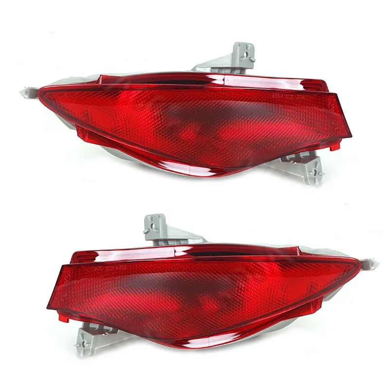 For Mazda CX-7 CX7 2009-2015 Car Rear Bumper Reversing Brake Light Tail Warming Signal Reflector Lamp Without Bulb