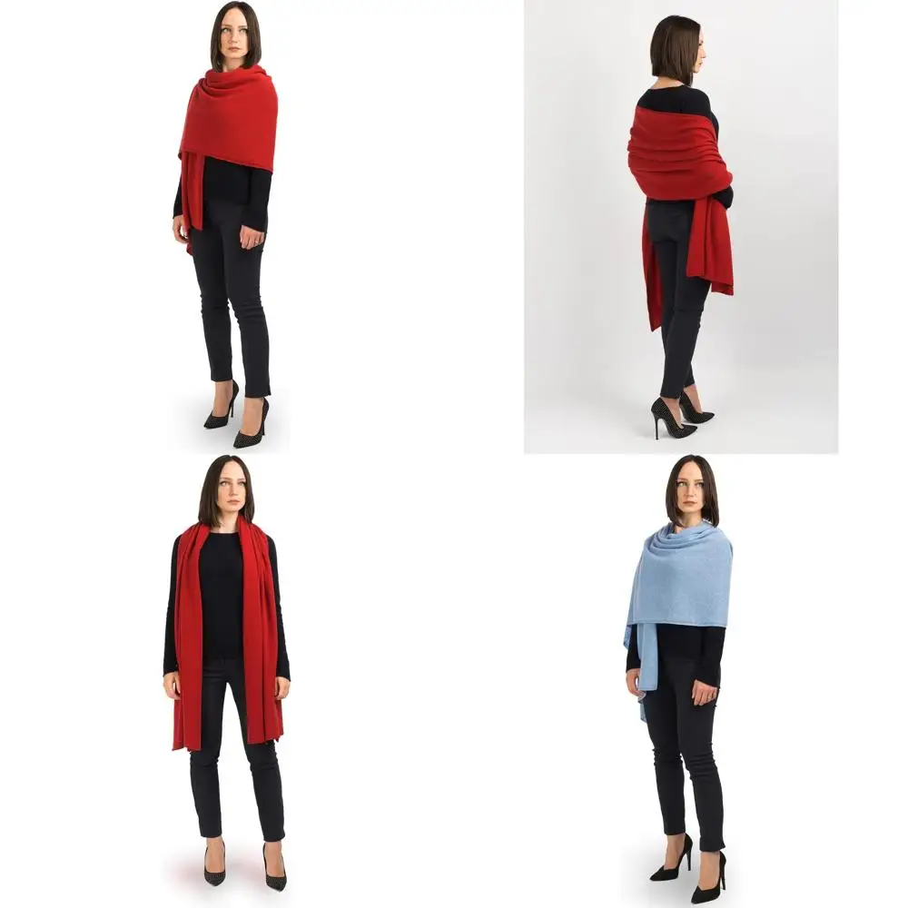 

100% Cashmere Stole - Luxurious Italian-Made Cashmere Wrap for Elegance and Comfort