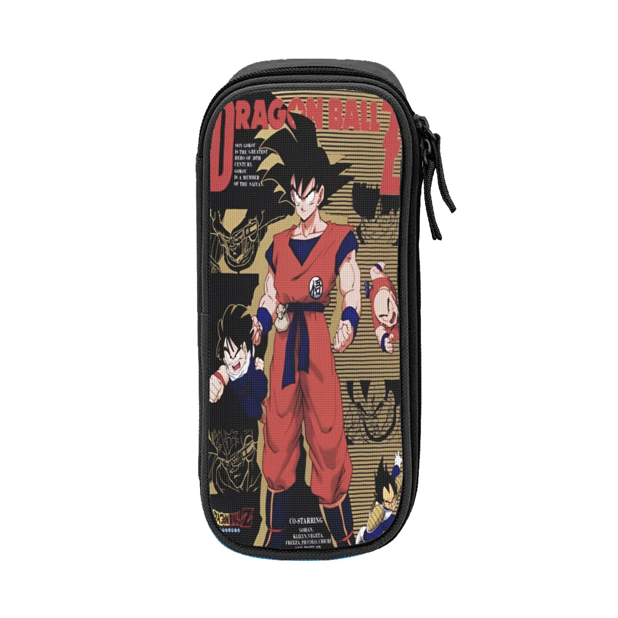 

Large-capacity Pencil Pouch DBZ dragonballz d-dragon-ball-l School Supplies Double Layer Pen Case Girl Make Up Bag Amazing Gift