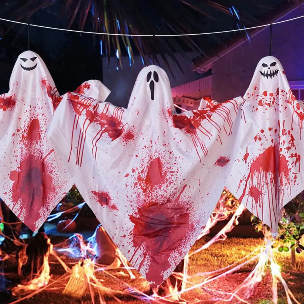 

Halloween Hanging Decorations Ghost Decoration for Halloween Spooky Led Ghost Decorations for Haunted House Garden Glowing