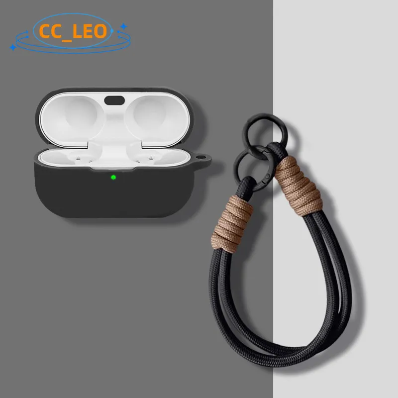 Per Panasonic Technics EAH-AZ100 Custodia Morbida In Silicone Custodia Protettiva Con Cordino Carino Technics EAH-AZ100 Custodia Morbida Trasparente