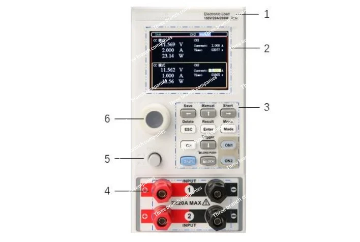 High-Precision Compact DC Electronic Load Tester Power Supply Current Test