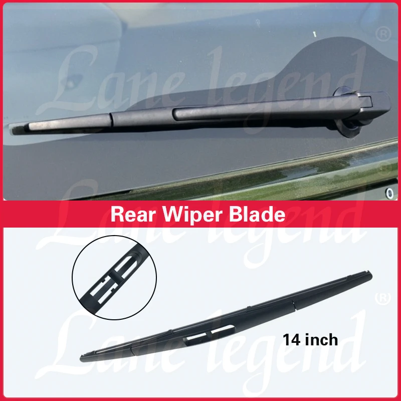 Pára-brisas traseiro Washer Wiper Blade, 14 "Acessórios para carro, Great Wall Hover Haval H3 2005-2012