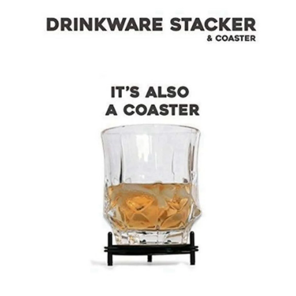 AT16 Stackable Stacked Shelf for Coffee Cups, Glasses and Cups, Adjustable Cup Organizer for Cabinets,