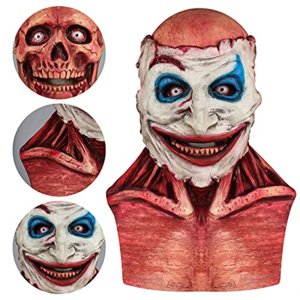 Double Mask Halloween Decoration Horror Skull Latex Material Which Is Me Scary Layer Peeling Mask Masquerade Mask or Ghost Rider