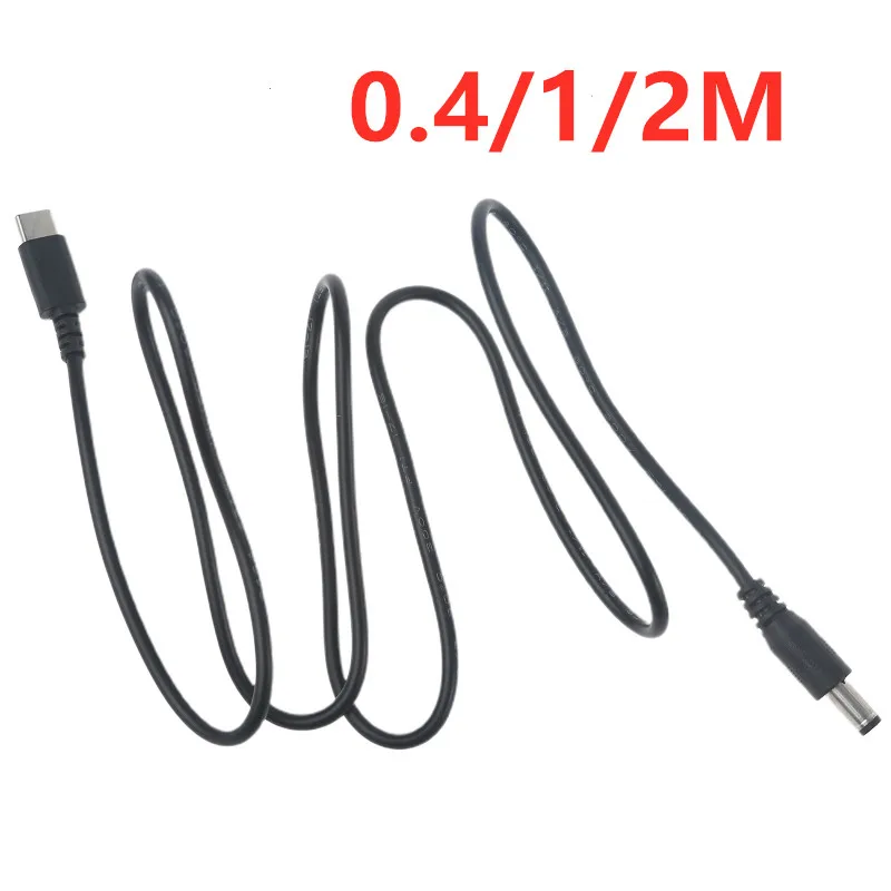 USB typu C C PD do 9V 12V 15V 20V 5.5x2.1mm kabel zasilający dla Router bezprzewodowy laptopa taśmy LED głośnik kamera telewizji przemysłowej