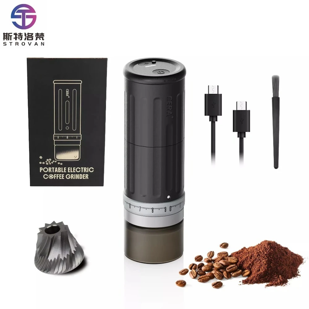 Electric Portable Wireless Coffee Grinder Mill Stainless Steel Electric Coffee Grinder