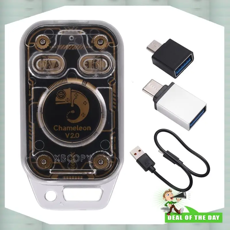 

24-часовая доставка Chameleon V2.0 RFID Smart Chip Reader Emulator Restart Эмулятор смарт-карт 13,56 МГц 125 кГц NFC Дубликатор карты
