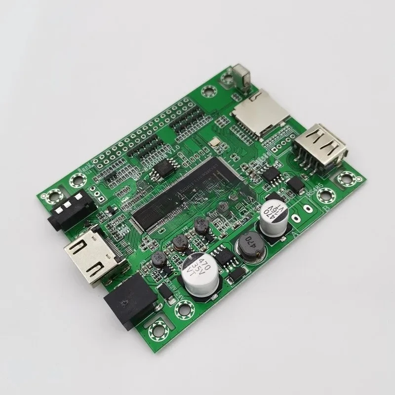 MP4 video playback board high definition decoding 1080P output, serial button secret room advertising machine module usb