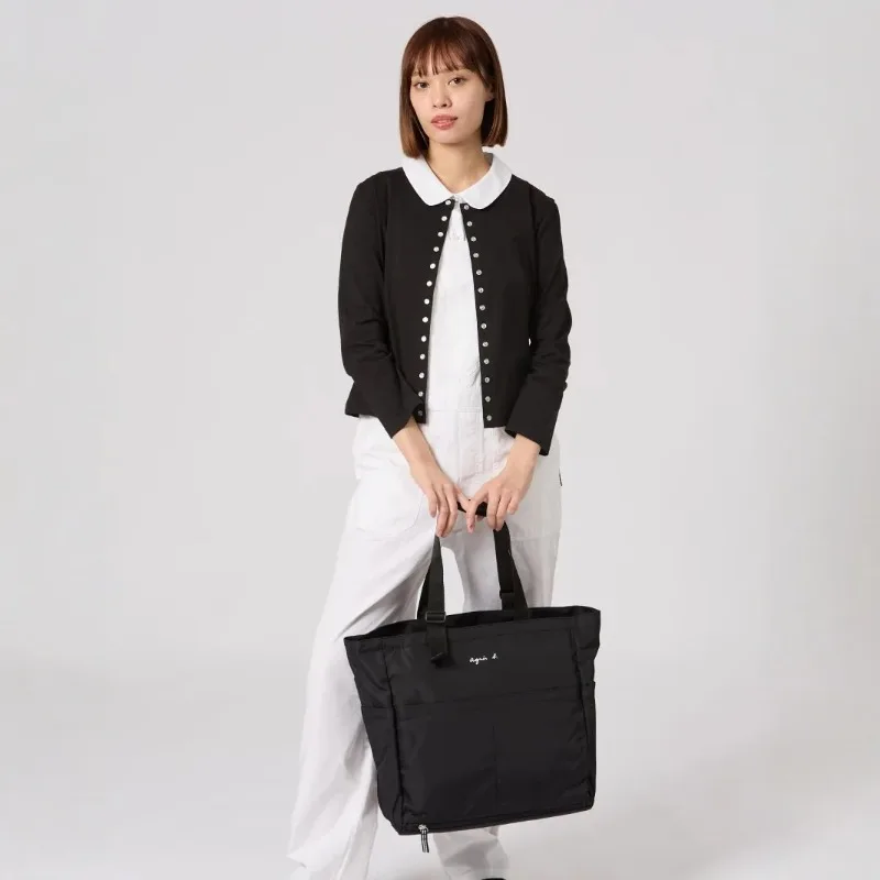 

Agnes B Japanese Korean Multifunctional Travel Bag Nylon Canvas Large Capacity 3 Ways Wear Handbag Shoulder Backpack Unisex Business Mommy Bag