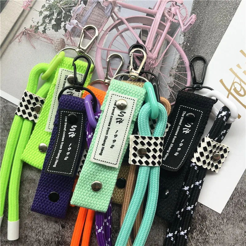 Key Cord Color Keychain Lanyard Premium Key Straps Bag Decoration Chain Pendants for Cell Phone Accessories Universal Ornament