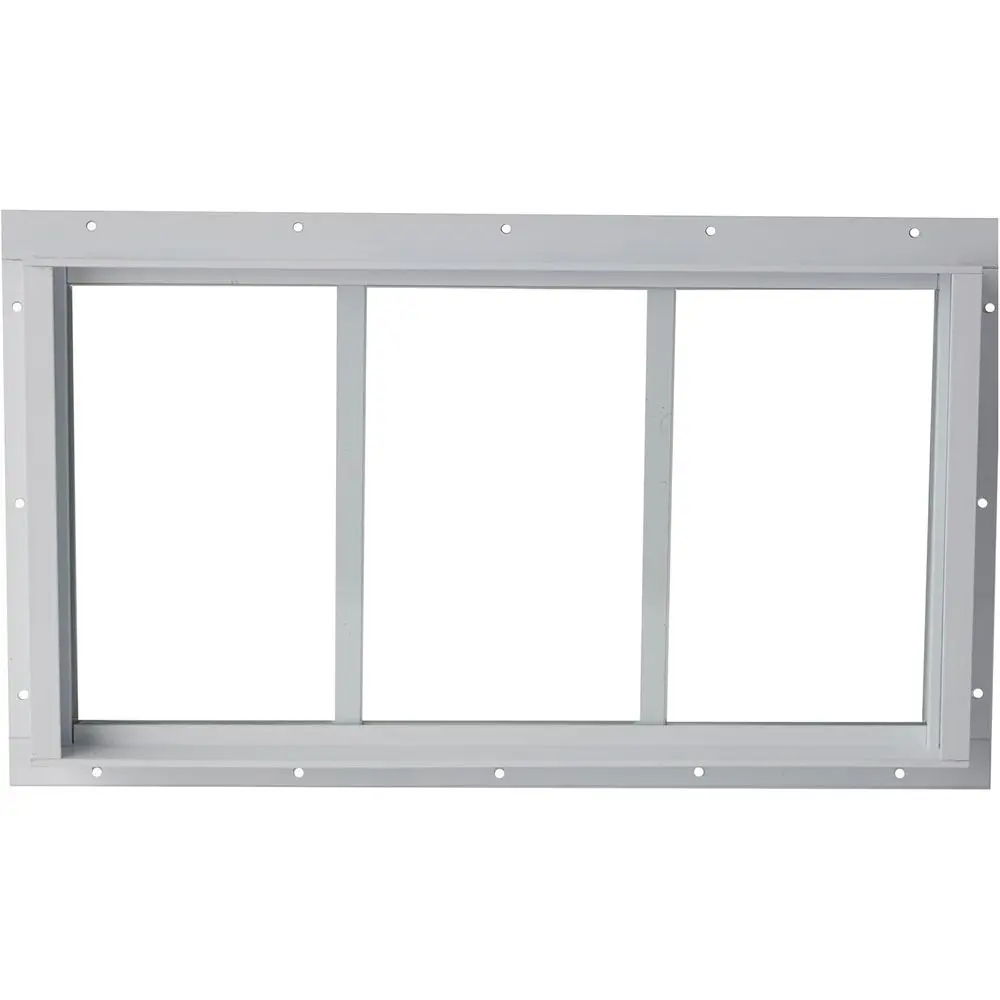 10x18 Fixed White Shed Window with Tempered Glass