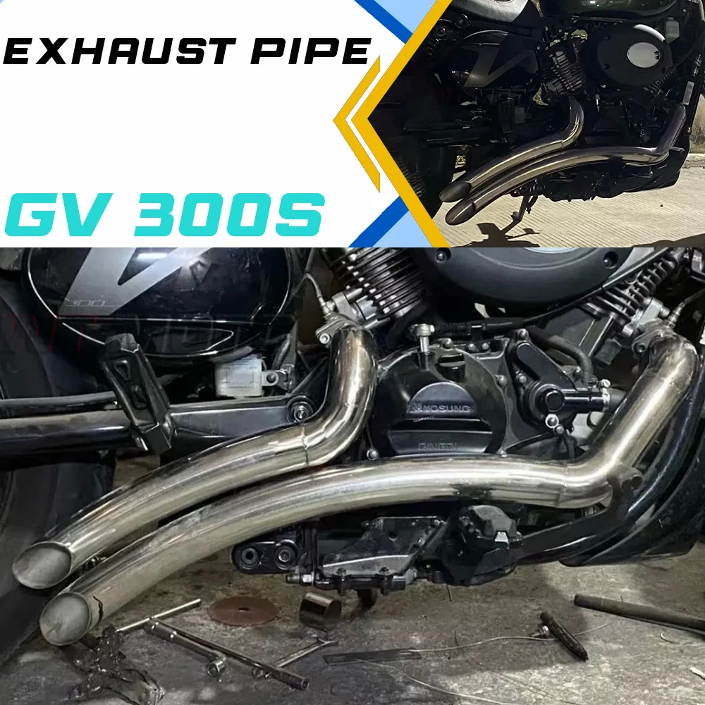 

Наклонный выхлоп из нержавеющей стали GV300S, съемный для снижения объема звука, для 300GV 300 GV 300GVS GVS300