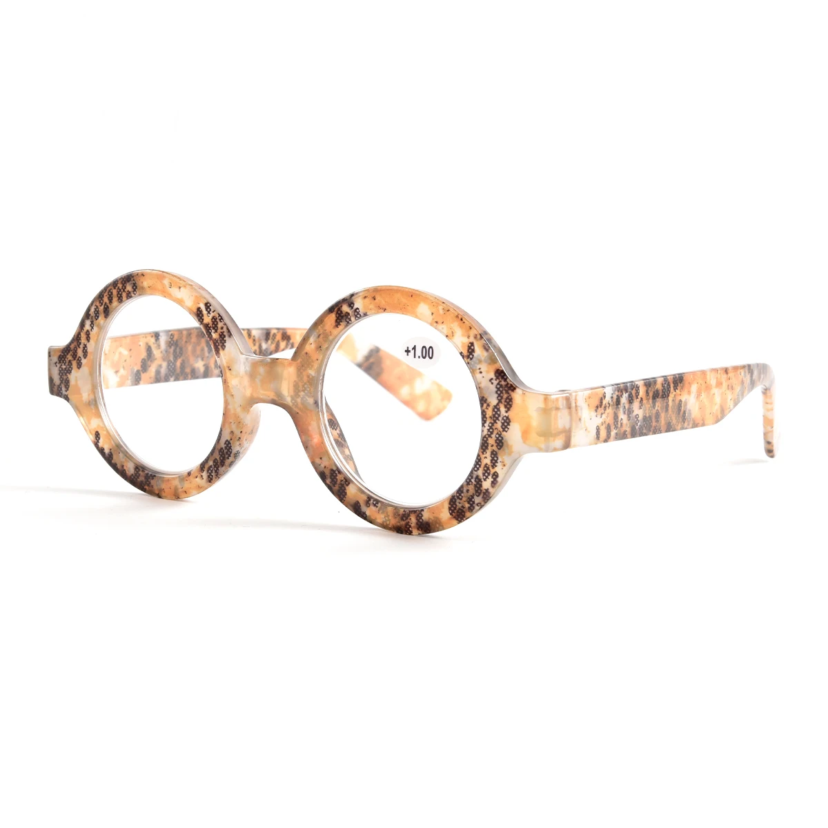 ريترو خمر إطار دائري نظارات للقراءة للنساء الرجال الكلاسيكية طول النظر الشيخوخي قارئ نظارات مع الديوبتر + 1.0 إلى + 4.0 النظارات