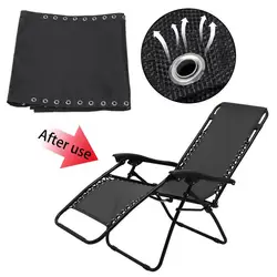 Tela reclinable transpirable para silla, funda de tela de repuesto para tumbona, cojín elevado para jardín y playa, novedad