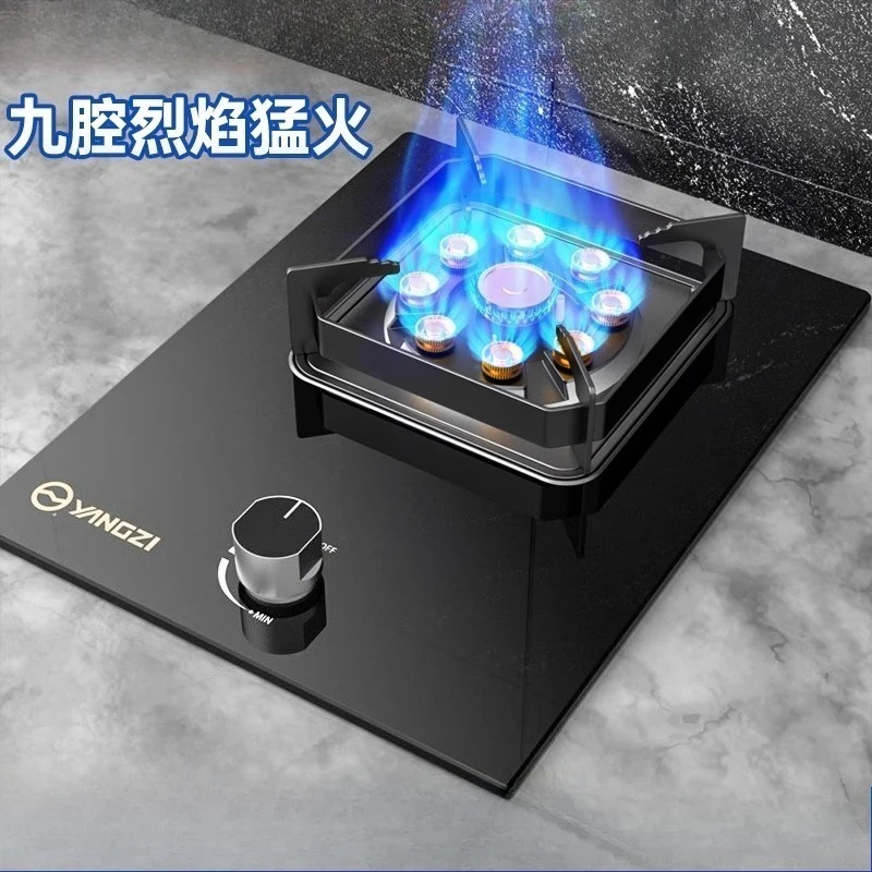 

Single Burner High Flame New Gas Stove Tabletop Built-in Home Cooker with Piezo Ignition and Stable Flame for LPG