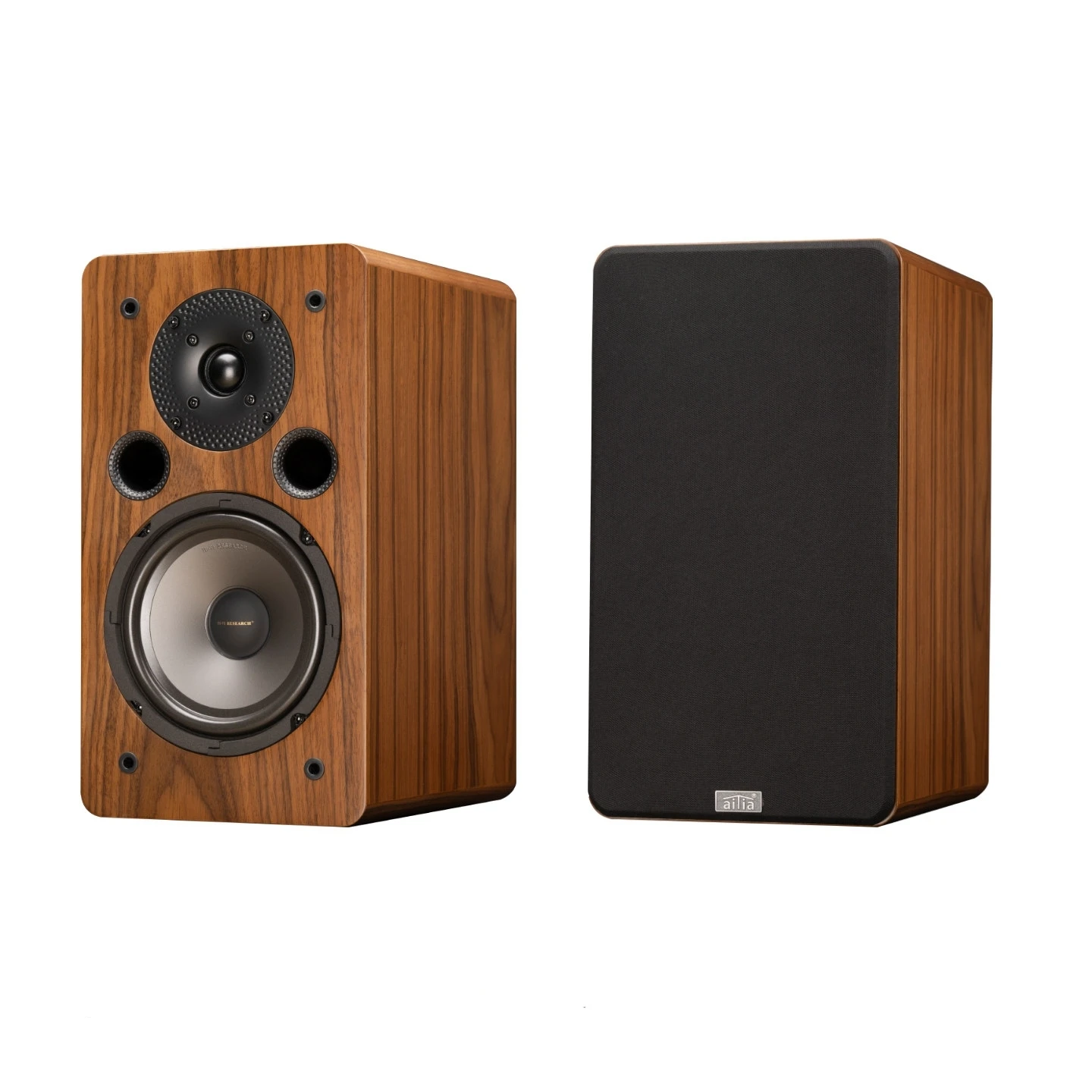 AJ-0605 6.5-Inch Passive Hi-Fi Bookshelf Speakers with HiVi Drivers Audiophile Hi-Fi Front & Surround Sound for Home Audio
