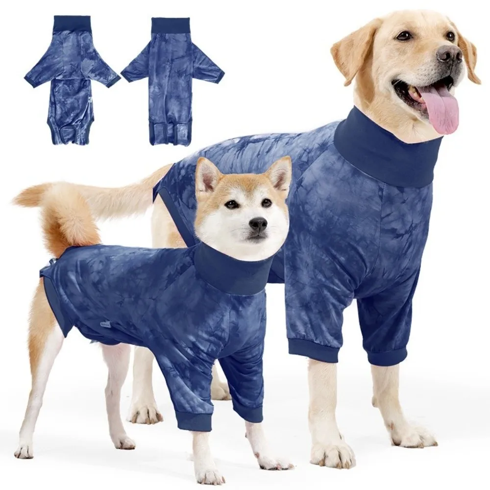 

Pet Base Shirt Elastic Dog Recovery Suit Warm Tie Dye Dog Anxiety Vest Comfortable Pet Spay Suit Pet Supplies