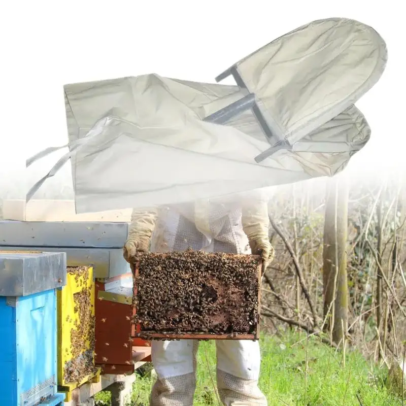 Lightweight Bees Basket Designed With Flexible Steel Frame And Tear Resistant Fabric Materials For Easy Transport Y5GB