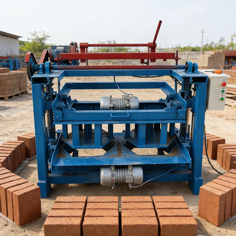 Customized Interlocking Soil Brick Making Machine Hand Press Clay Brick Maker Machine Low Cost Construction Brick Equipment