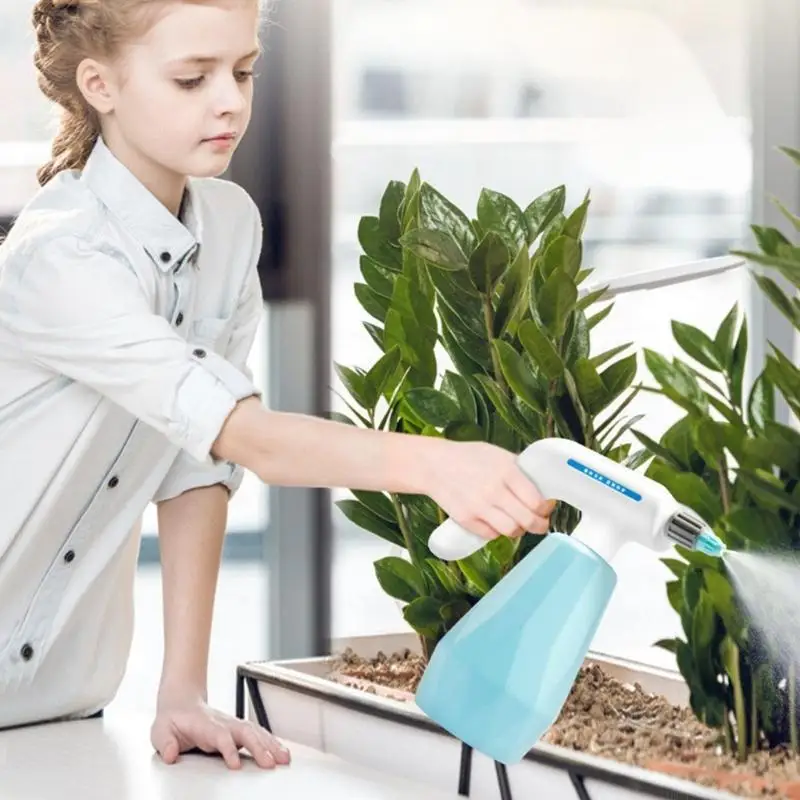 QX2E Ergonomic Sprays Bottle 1.2L Charging Function Regulable Nozzle Plant Care