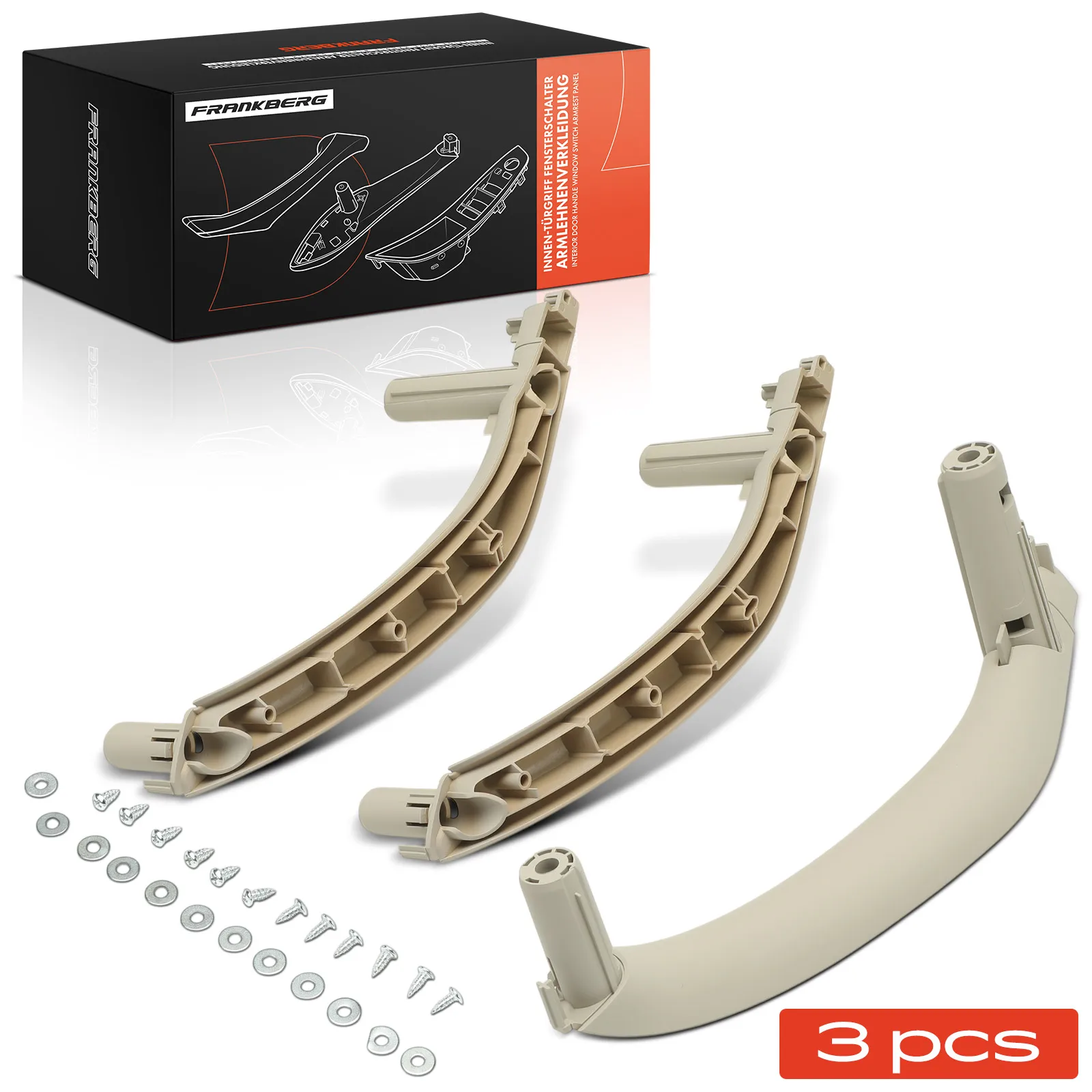 Maniglia interna Frankberg 3x per BMW X5 F15 F85 X6 F16 F86 51417345333 51417345334