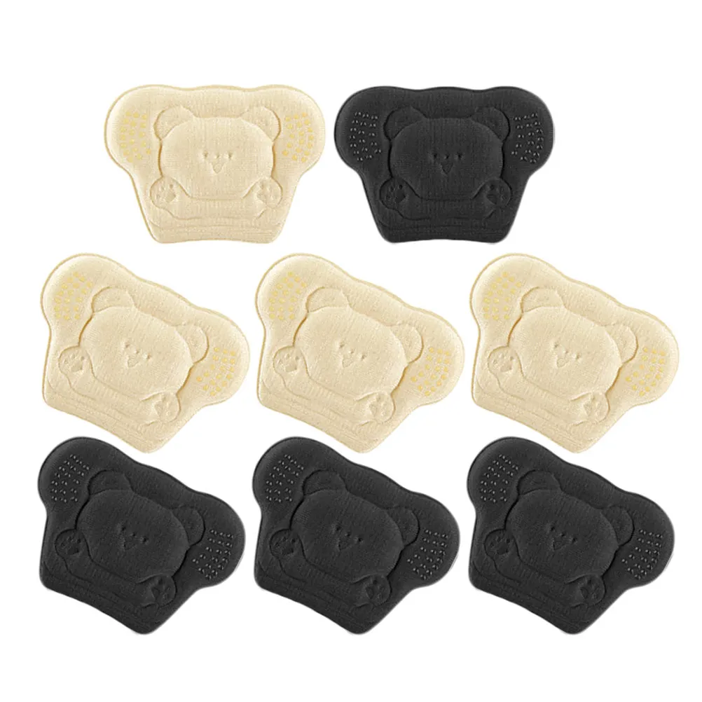 

4 пары мягких накладок на пятки для обуви, амортизирующие вкладыши для защиты от боли, для женщин и мужчин, комфортная поддержка при ходьбе на весь день