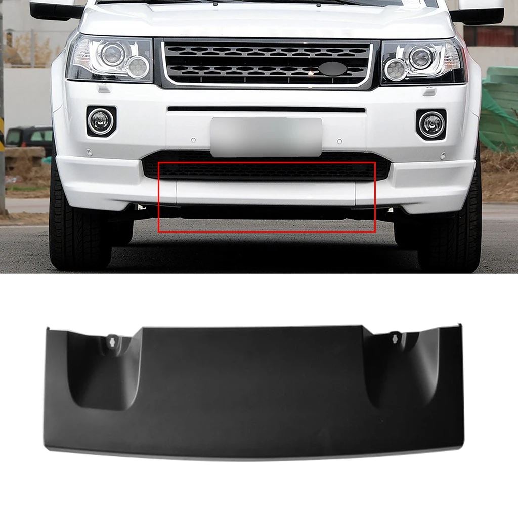 Front Bumper Tow Hook Cover For Land Rover Freelander 2 L359 2006-2012 LR042928  Black Car Guard Spoiler Antiskid Plate Splitter