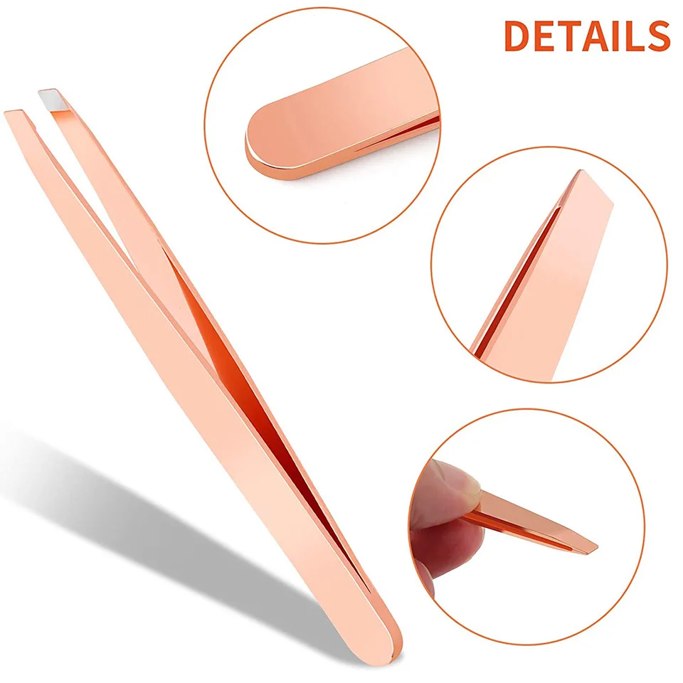 プロのアイブロウメイクアップツール、まつげカーラー、シリコンリフィルパッド、ピンセット、はさみ、メイクアップ、セットあたり5個