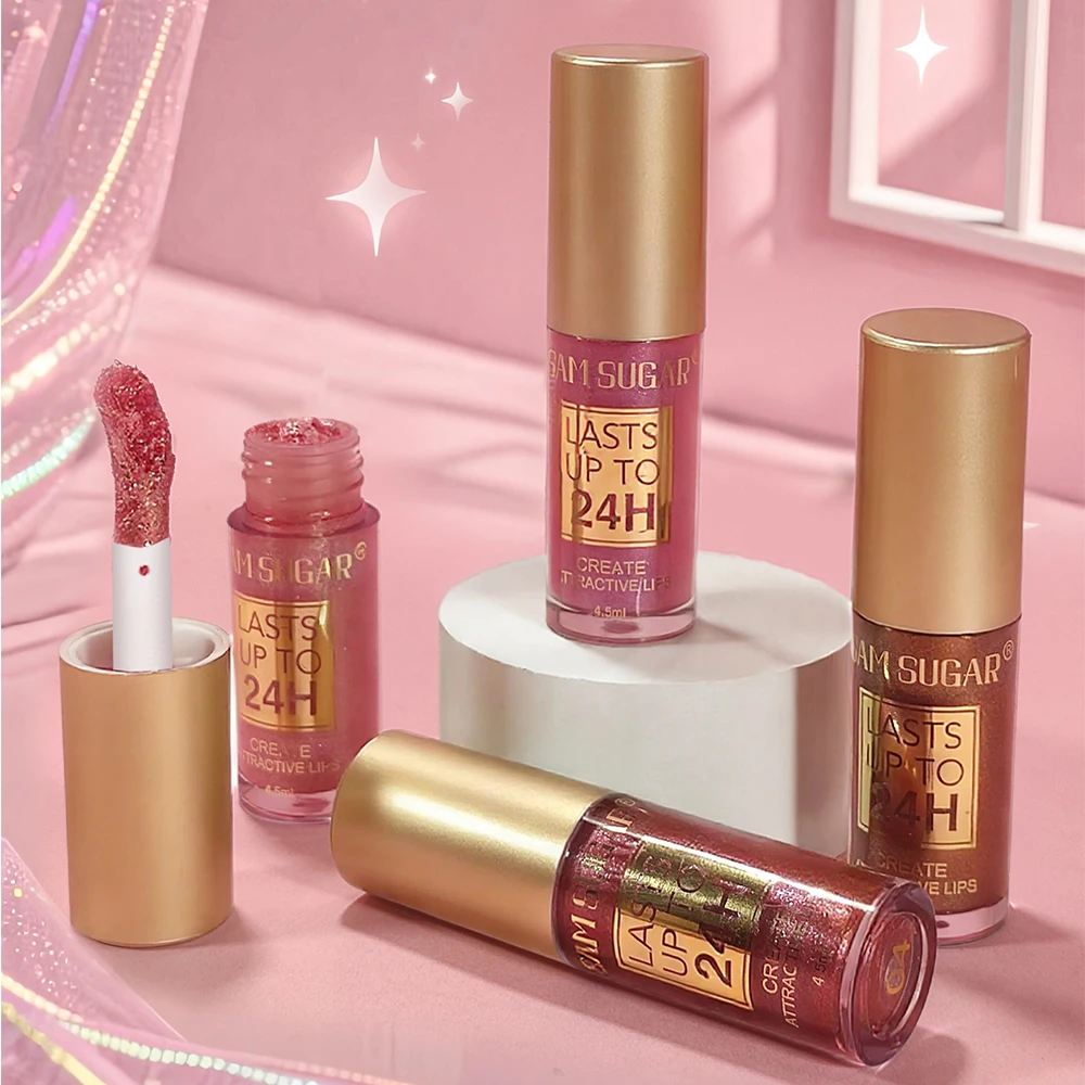 Shiny and delicate lip gloss, long-lasting and not easily smudged, naturally glossy lip gloss