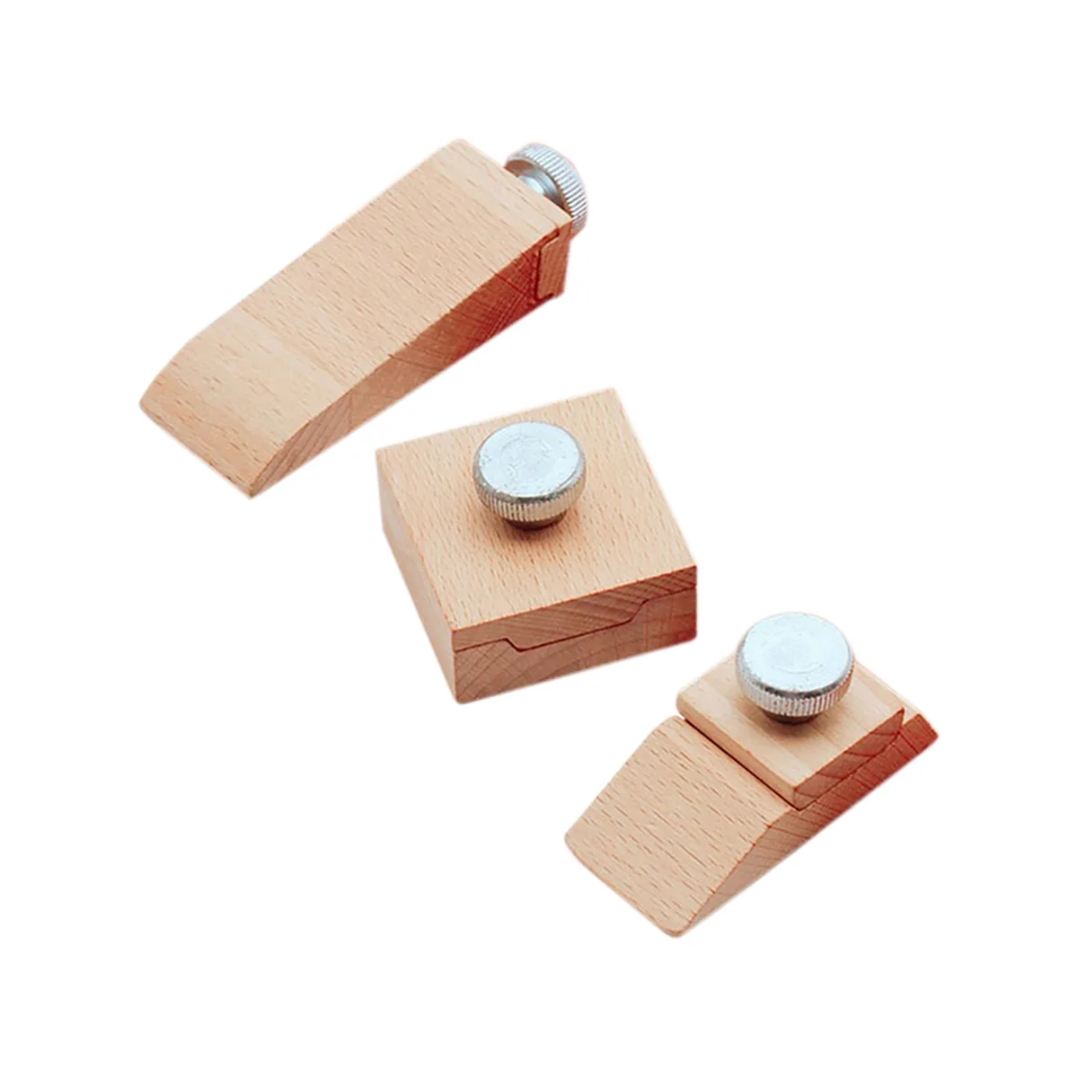 

3Pcs Beech Sandpaper Grinding Block DIY Leather Trimming Edge Polishing Bevel Sandpaper Grinding Block Wear Resistance