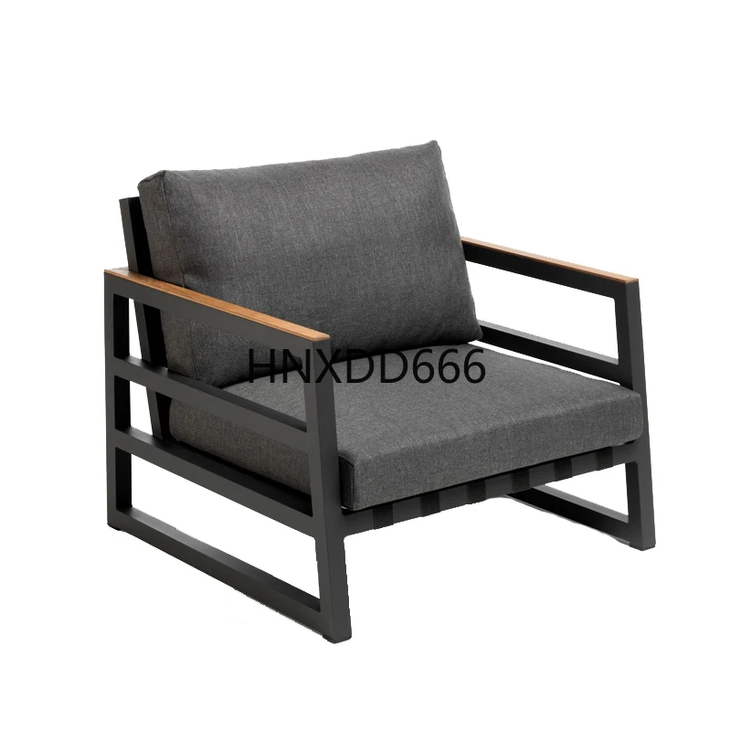 

Outdoor new Chinese sofa sun room terrace simple small coffee table combination