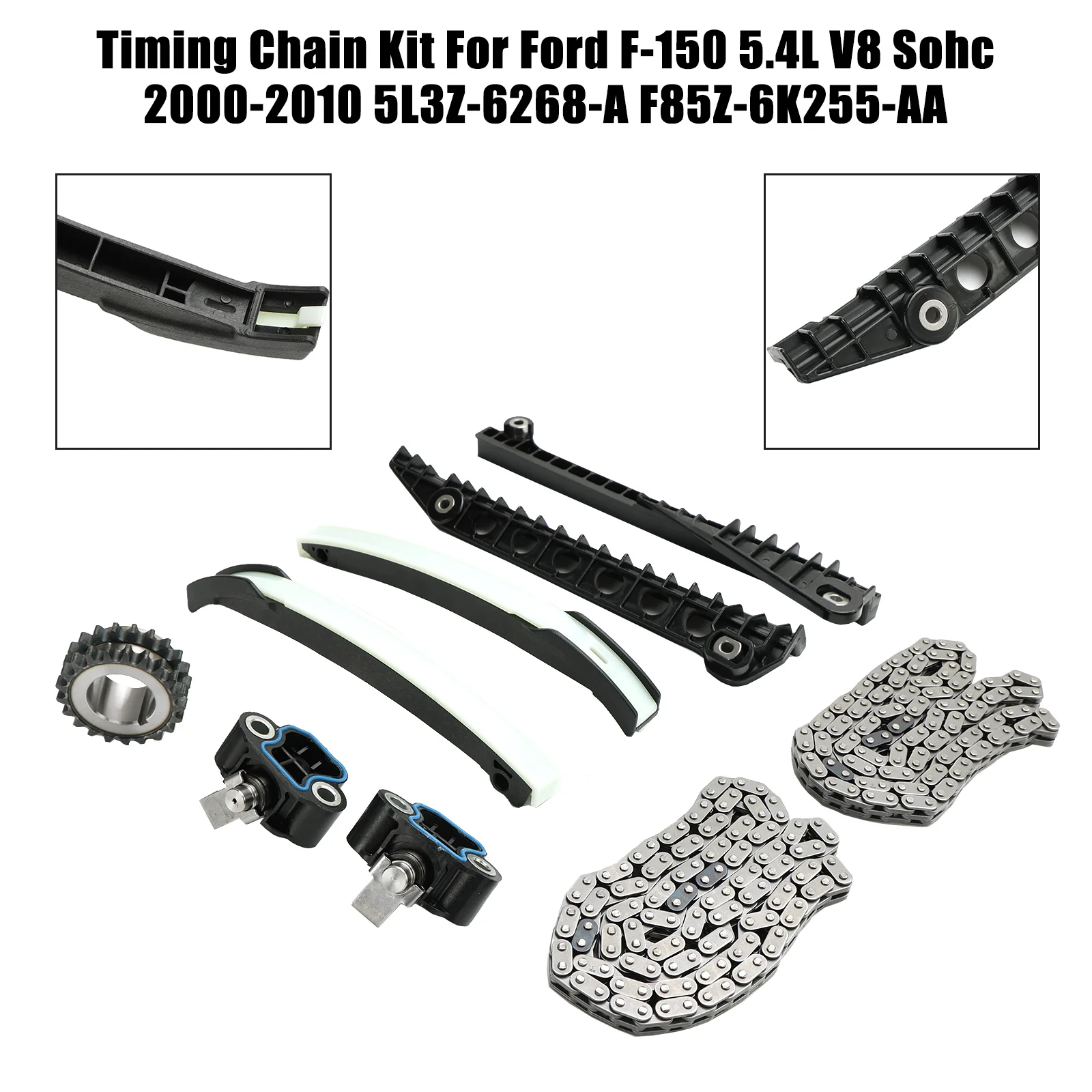 Artudatech Timing Chain Kit For Ford F-150 5.4L V8 Sohc 2000-2010 5L3Z-6268-A F85Z-6K255-AA Car Accessories