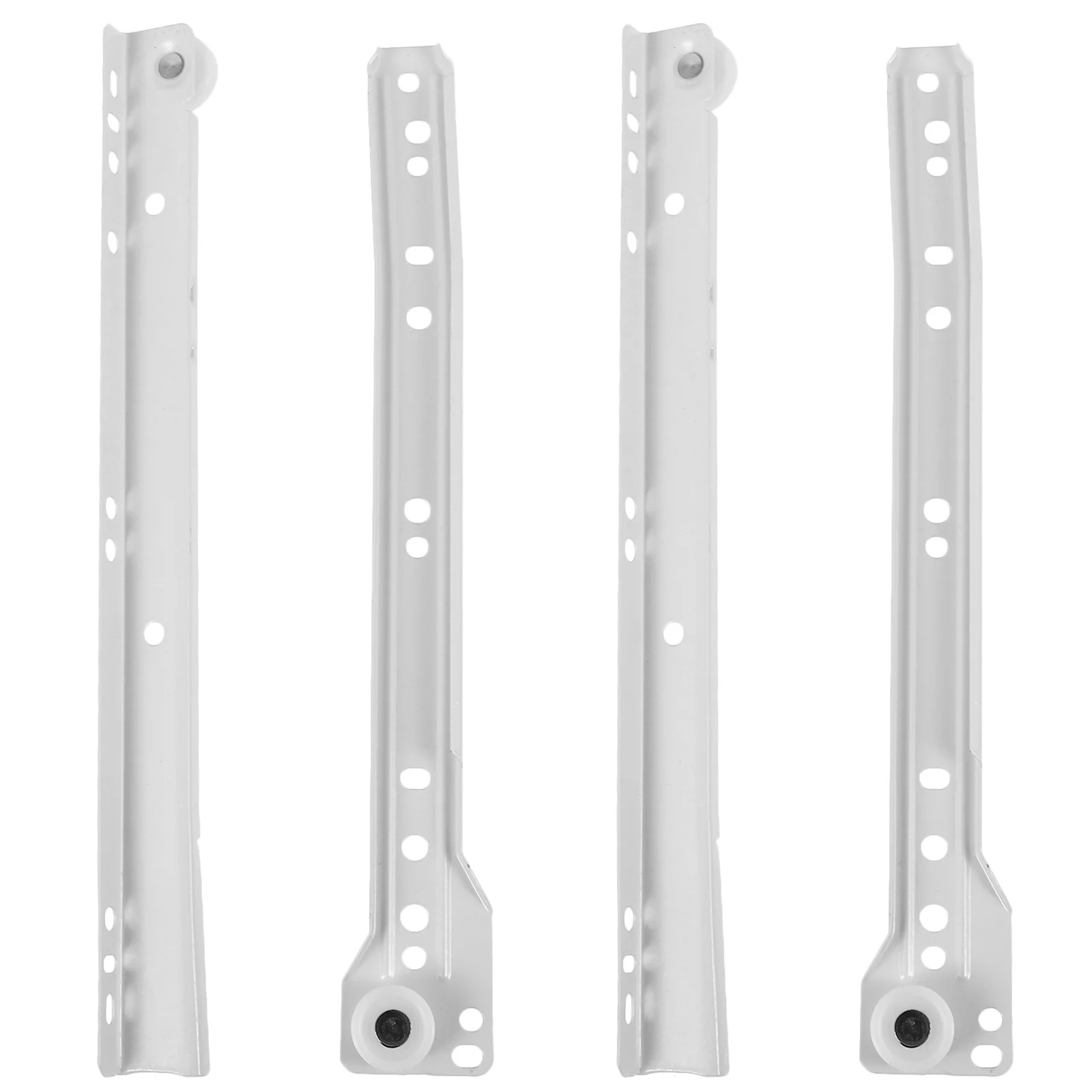 

2Pairs Steel Drawer Slides Smooth Durable Metal Drawer Track Guides for Kitchen Cabinet Furniture Slide Rails Dresser Sliders