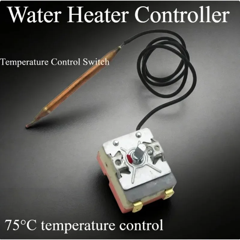 2pcs Thermostat switch for electric water heaters Adjustable 30-75 degrees