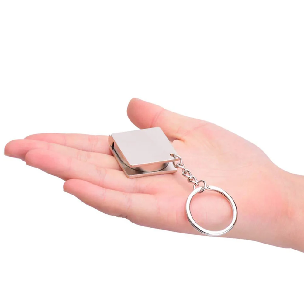 1 متر شريط قياس المفاتيح قابل للسحب شريط قياس المفاتيح المحمولة كيرينغ سحب حاكم قياس الشريط قياس أداة #4