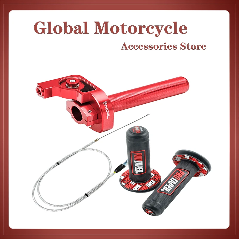 7/8 'motorcycle handlebar Acerbs throttle handle fast torque with cases in hand and Honda kawasaki cable car