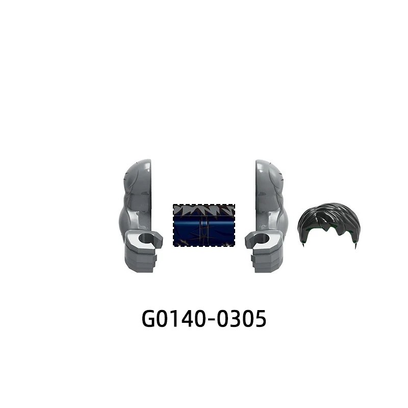 Le Action Figures Armi Pantaloni Parti di capelli Modello Blocchi MOC Mattoni Set Regali Giocattoli G0140