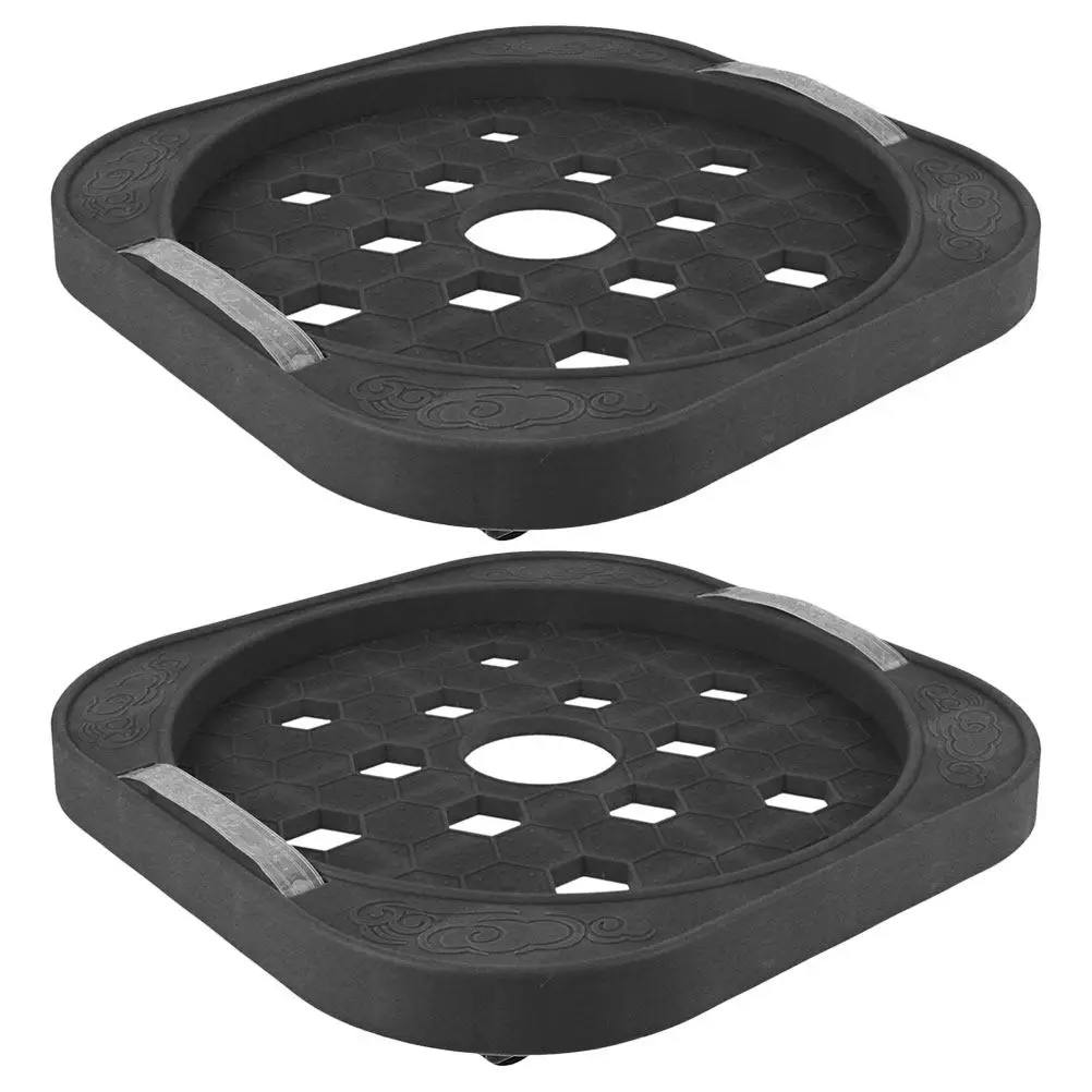 2pcs-gas-tank-tray-round-plastic-stainless-steel-thickened-reinforced-moveable-gas-cylinder-base-plate-with-wheels