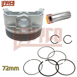 Motorcycle Engine Part 72mm 250CC for ZongShen RATO RT250 RBT250 RW172FMM Vento Vracer Nitrox GT 250 Quad Dirt Pit Piston Kit
