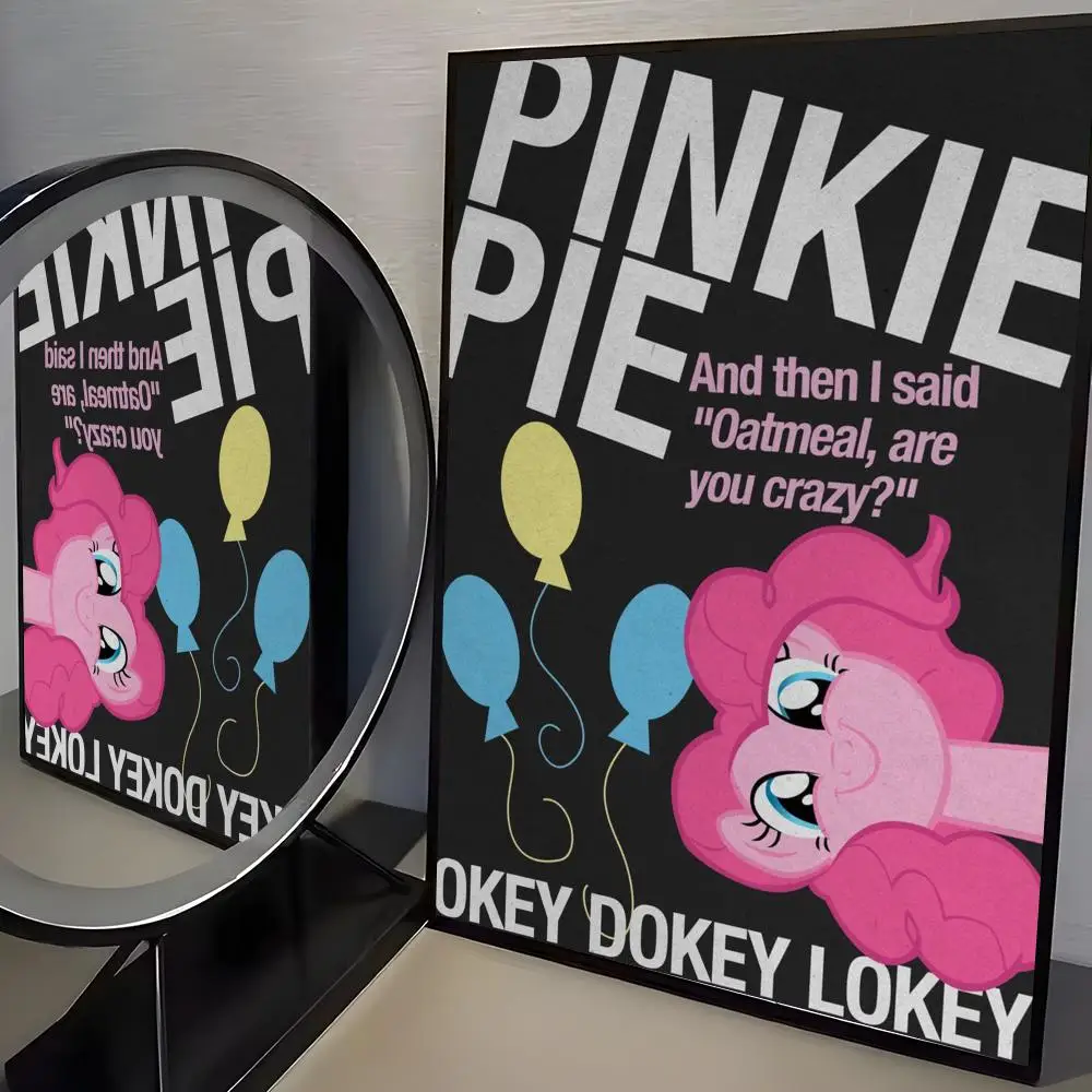 1 Stück My Cartoon P-Pony L-Little Poster für die Dekoration von Wohn-, Ess- und Büroräumen – Detail 2