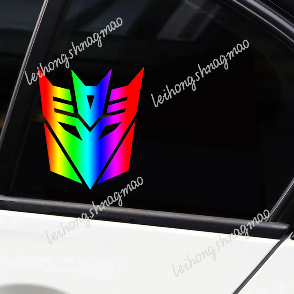 Whl # المحولات ملصق سيارة ملصق النمذجة عاكس سيارة الزجاج الأمامي الخلفي دراجة نارية محمول الديكور