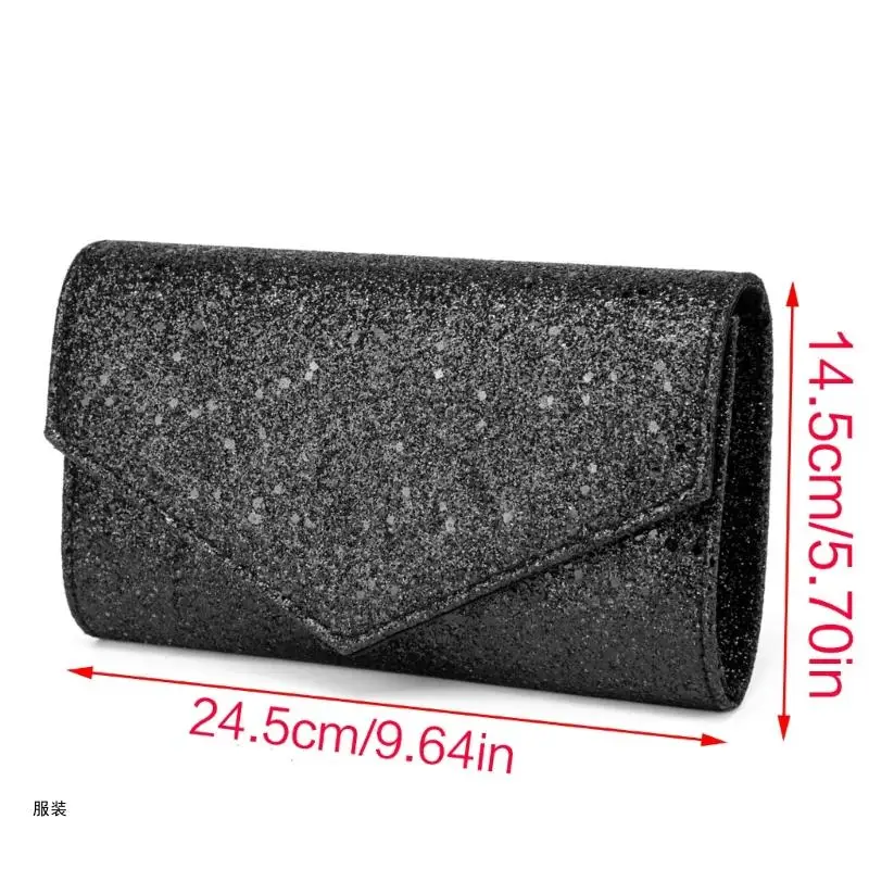 D0UD Fashionable Evening Bag for Ladies Convertible Shoulder Bag Party Banquet Bags for Ladies Wedding Clutches