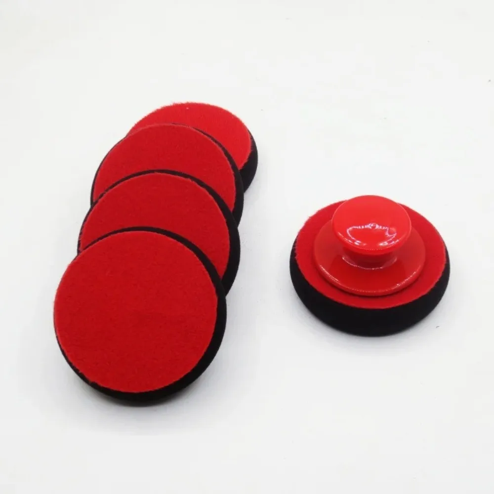 Esponja Pequena Portátil para Polimento Automotivo, Esponja de Limpeza e Polimento de Costuras com Revestimento de Cristal para Detalhamento Automotivo