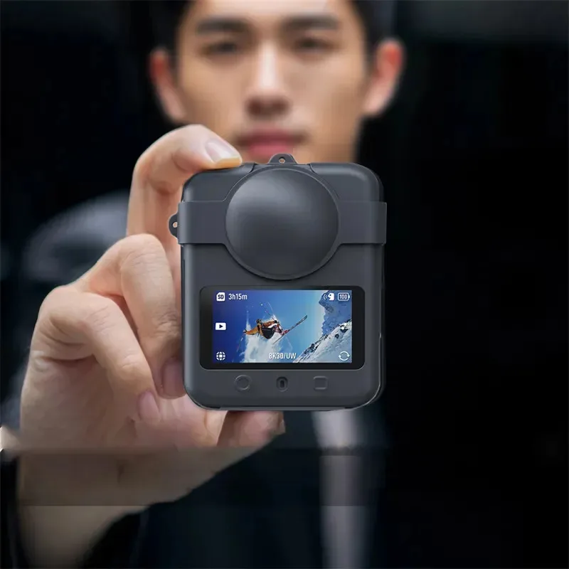 Skinlee Case For DJI OSMO 360 II Original Soft Liquid Silicone Shockproof Cover For DJI OSMO 360 II Skin Shell