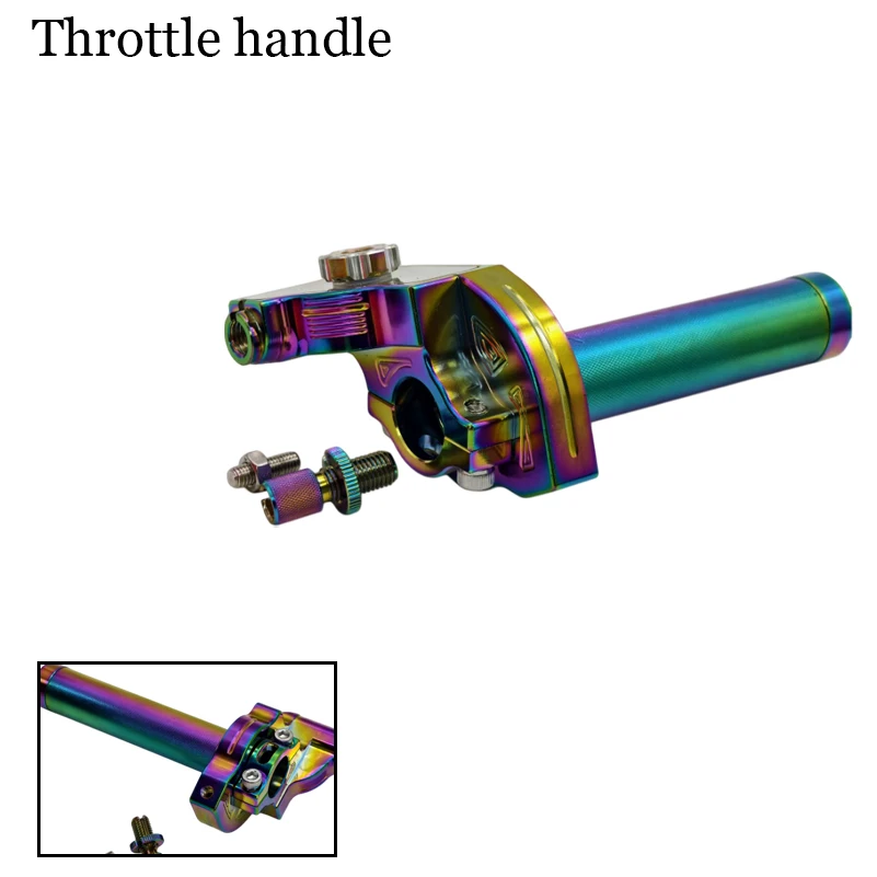 CNC aluminum adjustable motorcycle throttle grip, capable of rapid rotation, suitable for ATV UTV retrofit accessories
