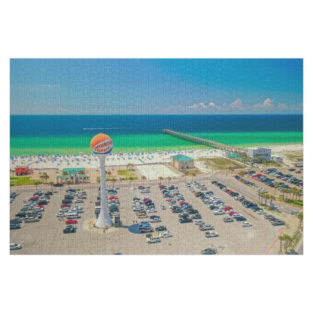 Emerald Coast Water Tower Jigsaw Puzzle Wooden Adults Personalized Kids Gifts Customized Toys For Kids Customs With Photo Puzzle