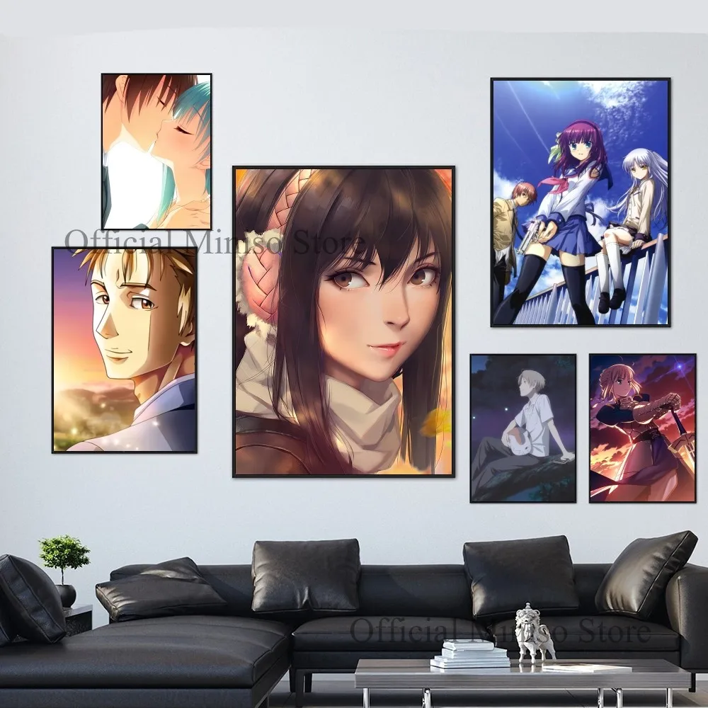 

Самоклеящиеся художественные плакаты с аниме Para The Maxim, 1 шт., Настенный декор для кофейни, бара, комнаты