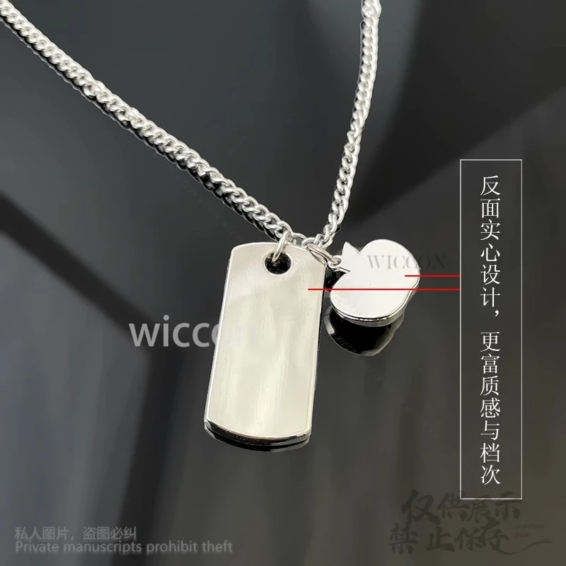 Xia Yizhou cosplay gioco anime Love And Deepspace Caleb Collana pendente accessori gioielli oggetti di scena regali di compleanno cos personalizzati