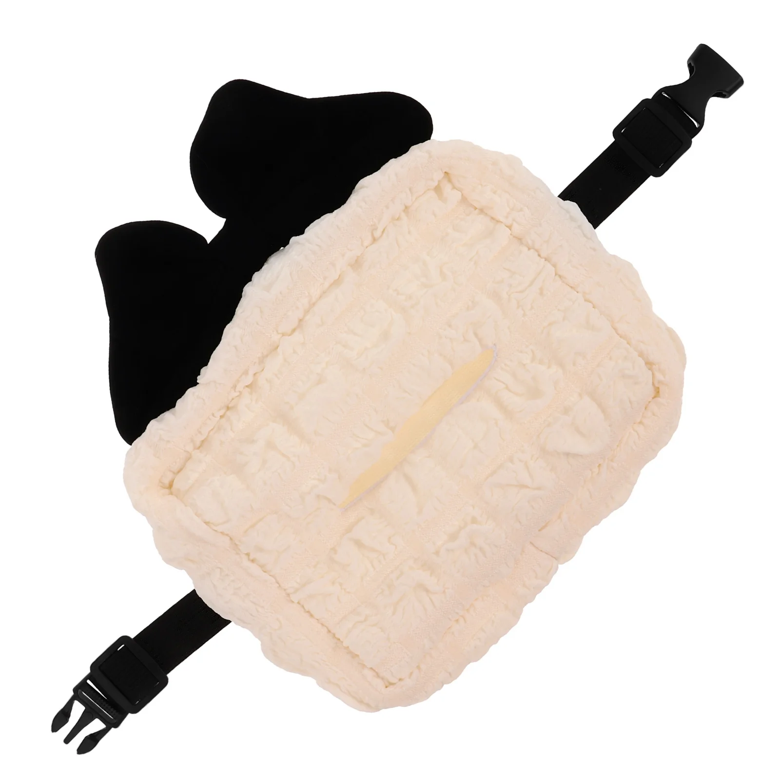 

Cute Puff Car Tissue Box Holder for Headrest Sun Visor Armrest Multifunctional Organizer Napkin Dispenser Interior Accessory